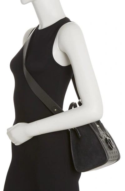 Shop Valentino By Mario Valentino Eva Dollaro Monogram Convertible Crossbody Bag In Black