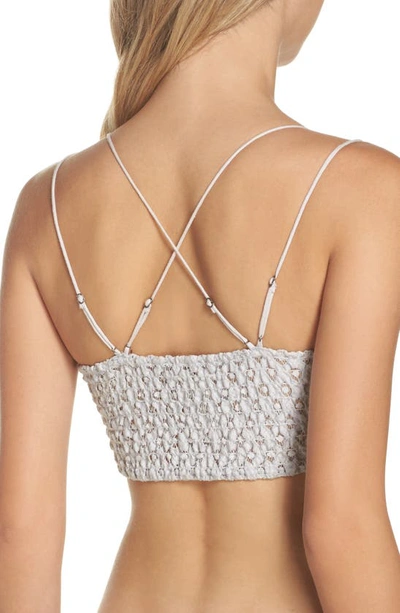 Shop Free People Intimately Fp Adella Longline Bralette In Stone