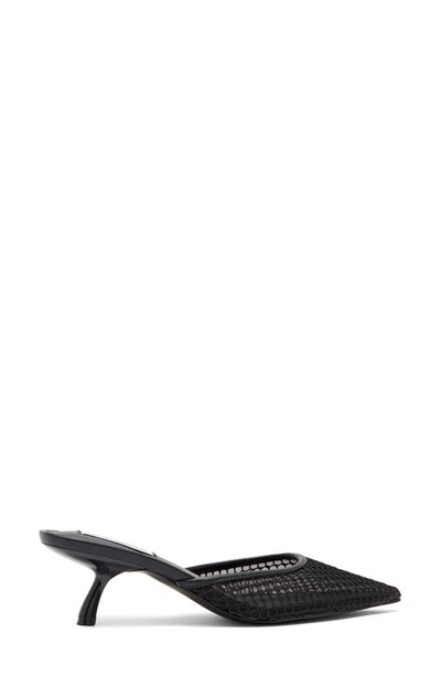 Shop Steve Madden Mariano Mesh Mule In Black