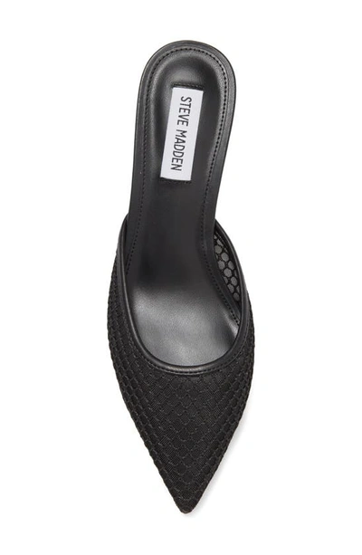 Shop Steve Madden Mariano Mesh Mule In Black