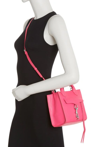 Shop Rebecca Minkoff Megan Mini Tote Bag In Flamingo