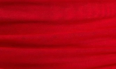 Norma Kamali Ruffle Halter Mio Swimdress In Tiger Red