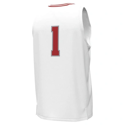 Shop Under Armour #1 White Wisconsin Badgers Replica Basketball Jersey
