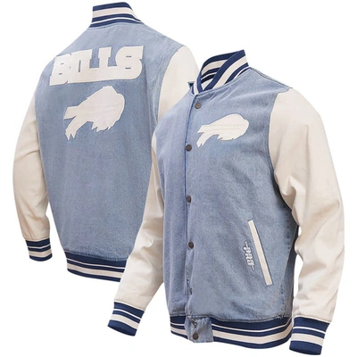 Shop Pro Standard Denim Buffalo Bills Varsity Blues Full-snap Varsity Jacket
