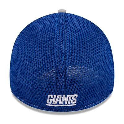 Shop New Era Gray New York Giants  Pipe 39thirty Flex Hat
