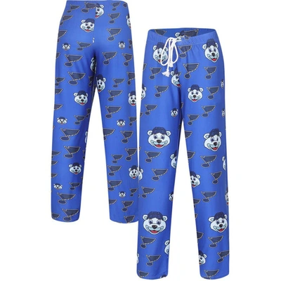Shop Concepts Sport Blue St. Louis Blues Gauge Allover Print Knit Sleep Pants