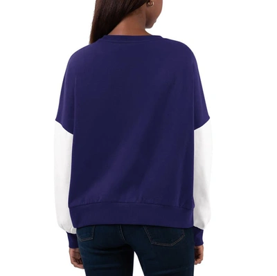 Shop G-iii 4her By Carl Banks Purple/white Phoenix Suns Team Pride Pullover Sweatshirt