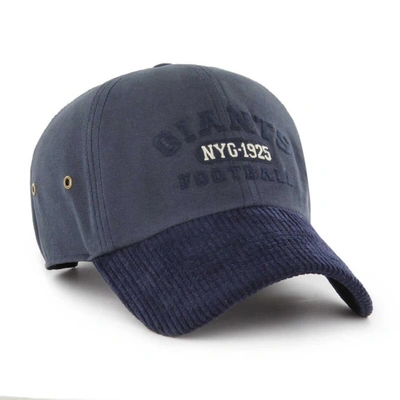 Shop 47 ' Navy New York Giants Ridgeway Clean Up Adjustable Hat
