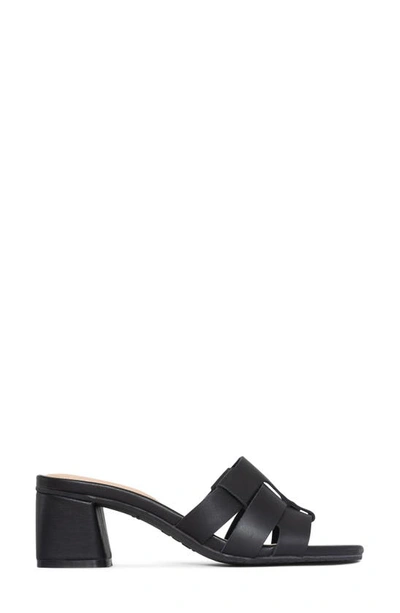 Shop Nydj Gloriana Slide Sandal In Black