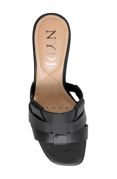 Shop Nydj Gloriana Slide Sandal In Black