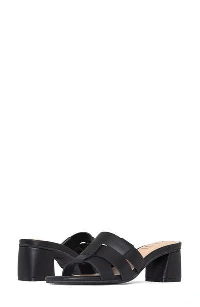 Shop Nydj Gloriana Slide Sandal In Black