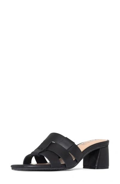 Shop Nydj Gloriana Slide Sandal In Black