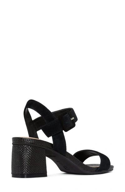 Nydj Gaiana Ankle Strap Sandal In Black