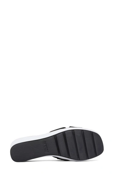 Shop Nydj Raizu Platform Wedge Slide Sandal In Black