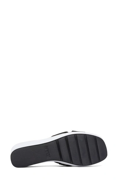 Nydj Raizu Platform Wedge Slide Sandal In Black