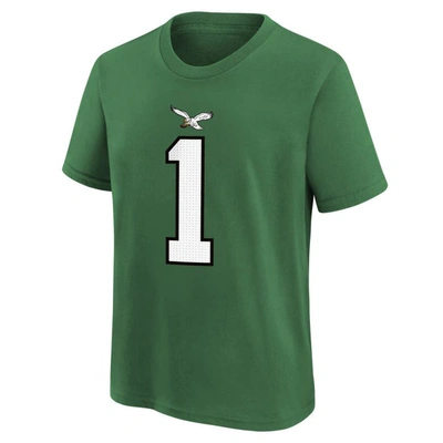 Shop Nike Preschool  Jalen Hurts Kelly Green Philadelphia Eagles Player Name & Number T-shirt