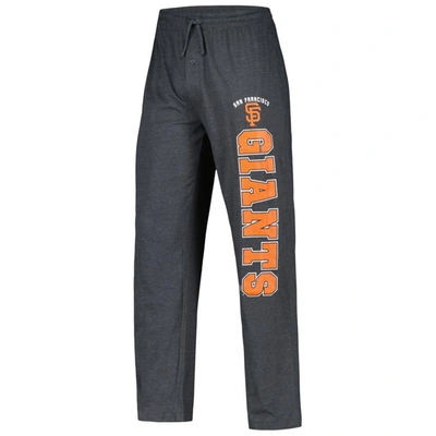 Shop Concepts Sport Charcoal/black San Francisco Giants Meter T-shirt & Pants Sleep Set