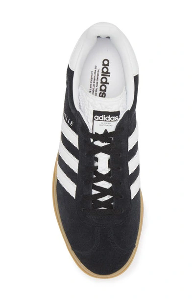 Shop Adidas Originals Gazelle Bold Platform Sneaker In Black/ White/ Ftwr White