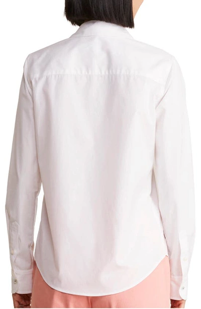 Shop Vineyard Vines Stretch Cotton Button-up Shirt In White Cap