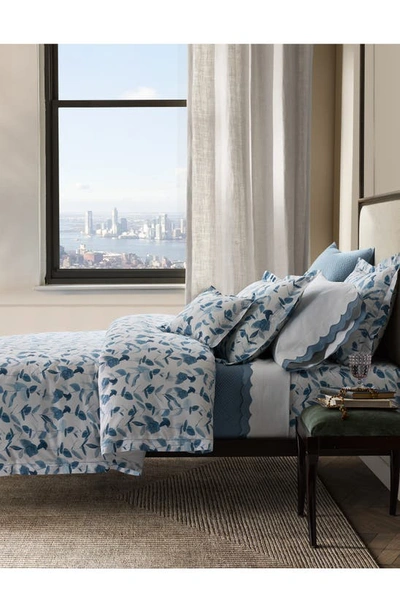 Matouk Antonia Set Of 2 500 Thread Count Pillowcases In Hazy Blue
