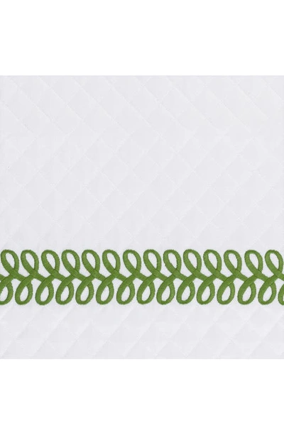 Matouk Astor Braid Matelassé Coverlet In Grass