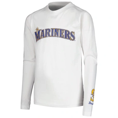 Shop Stitches Youth  Navy/white Seattle Mariners T-shirt Combo Set