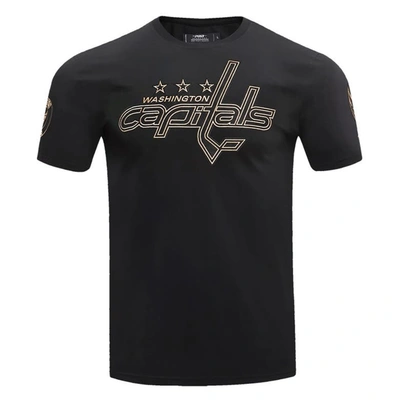 Shop Pro Standard Black Washington Capitals Wordmark T-shirt