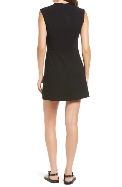 Shop French Connection Ruth Whisper A-line Dress In Black