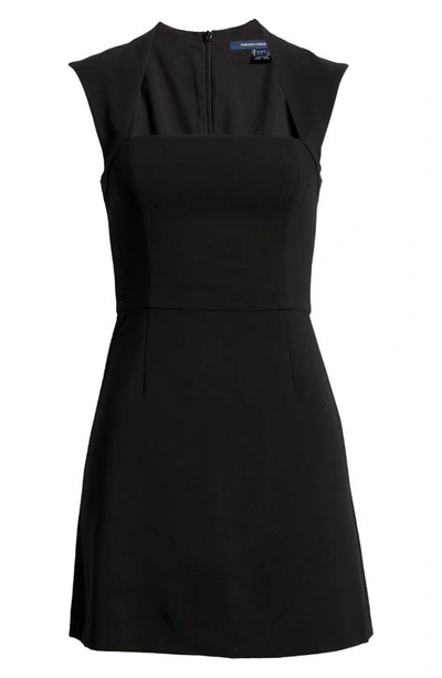 French Connection Ruth Whisper A-line Dress In Black