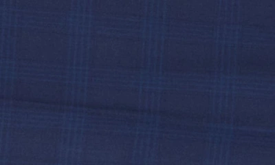 Original Penguin Navy Plaid Dress Pants In Navy
