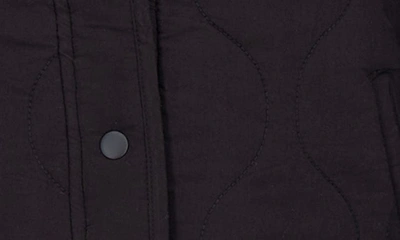 Shop Lucky Brand Quilted Jacket In Lucky Black