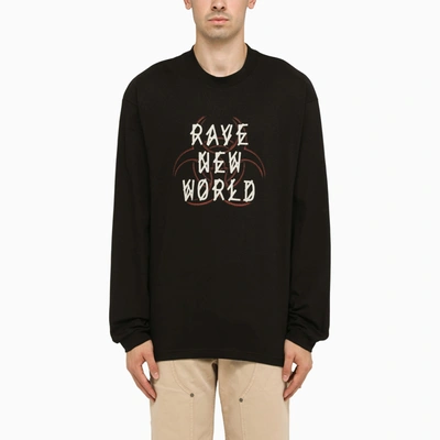Shop 44 Label Group Black Cotton Fallout Sweatshirt