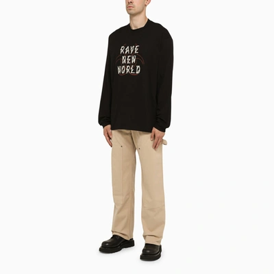 Shop 44 Label Group Black Cotton Fallout Sweatshirt