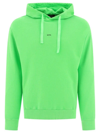 Shop Apc A.p.c. Larry Fluo Hoodie