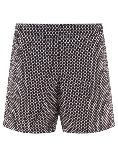 Shop Alexander Mcqueen Alexander Mc Queen Skull Dots Swim Shorts