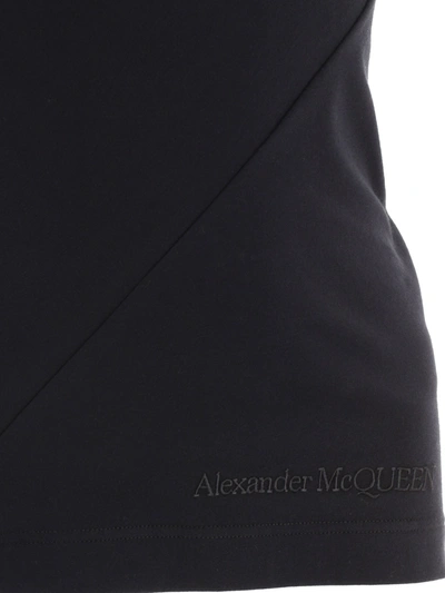 Shop Alexander Mcqueen Alexander Mc Queen T Shirt With 3 D Flower