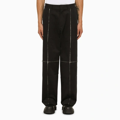 Shop Bluemarble Regular Black Trousers