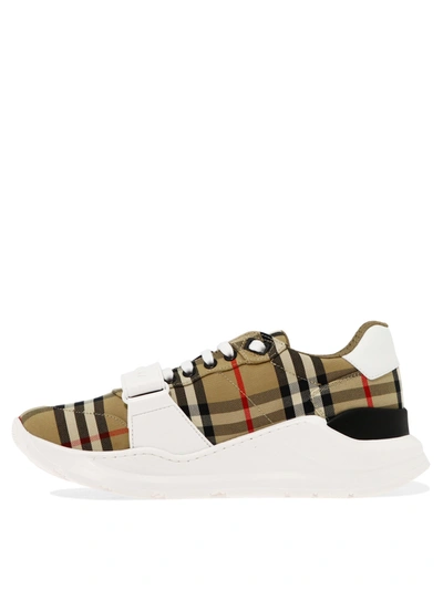 Shop Burberry New Regis Sneakers