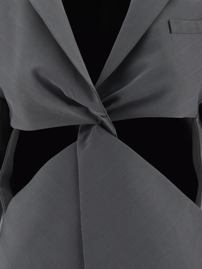 Coperni Tailored Jacket With Twisted Cut-out Detail