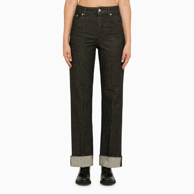 Department Five Logo-patch High-waist Jeans