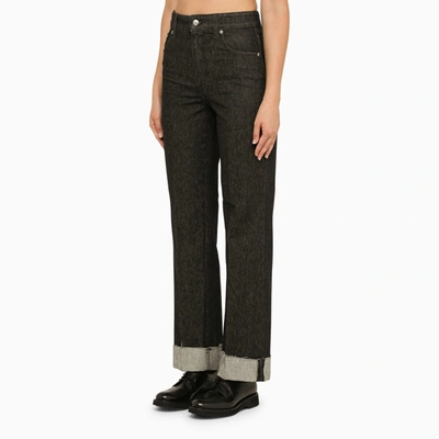 Department Five Logo-patch High-waist Jeans