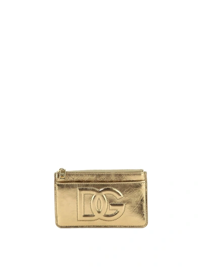 Shop Dolce & Gabbana Medium Dg Logo Card Holder