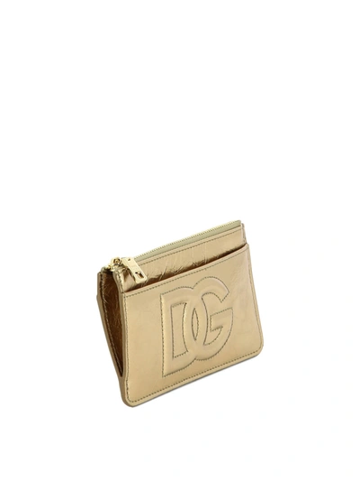 Shop Dolce & Gabbana Medium Dg Logo Card Holder