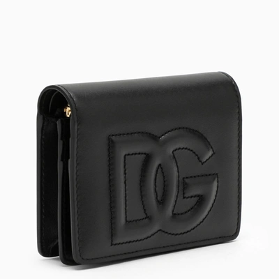 Shop Dolce & Gabbana Dolce&gabbana Small Black Leather Wallet