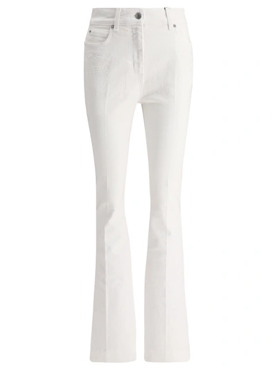 Shop Etro Paisley Embroidered Jeans