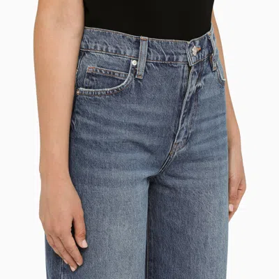 Shop Frame Del Amo Grind Ultra High Rise Barrel Jeans