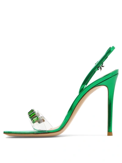 Shop Gianvito Rossi Ribbon Candy Sandals