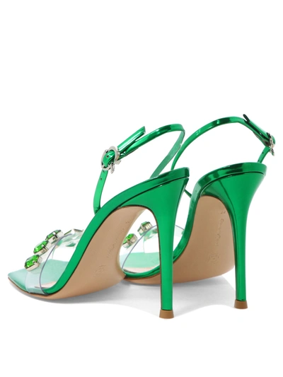 Shop Gianvito Rossi Ribbon Candy Sandals