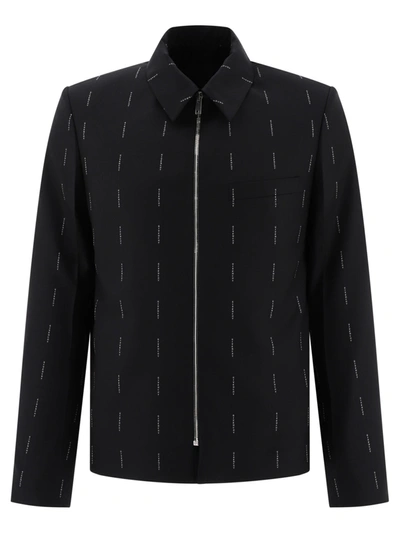Shop Givenchy Embroidered Twill Blazer