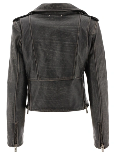 Golden Goose Destiny Slim Leather Jacket